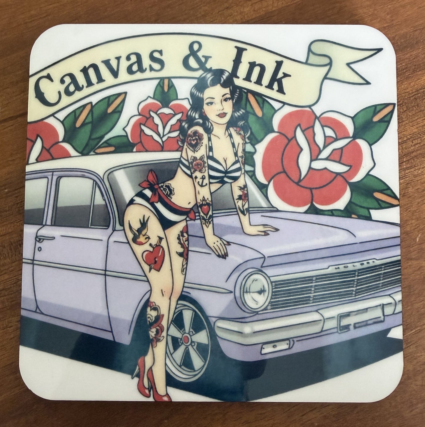 Cork Back Coaster - EH Sedan