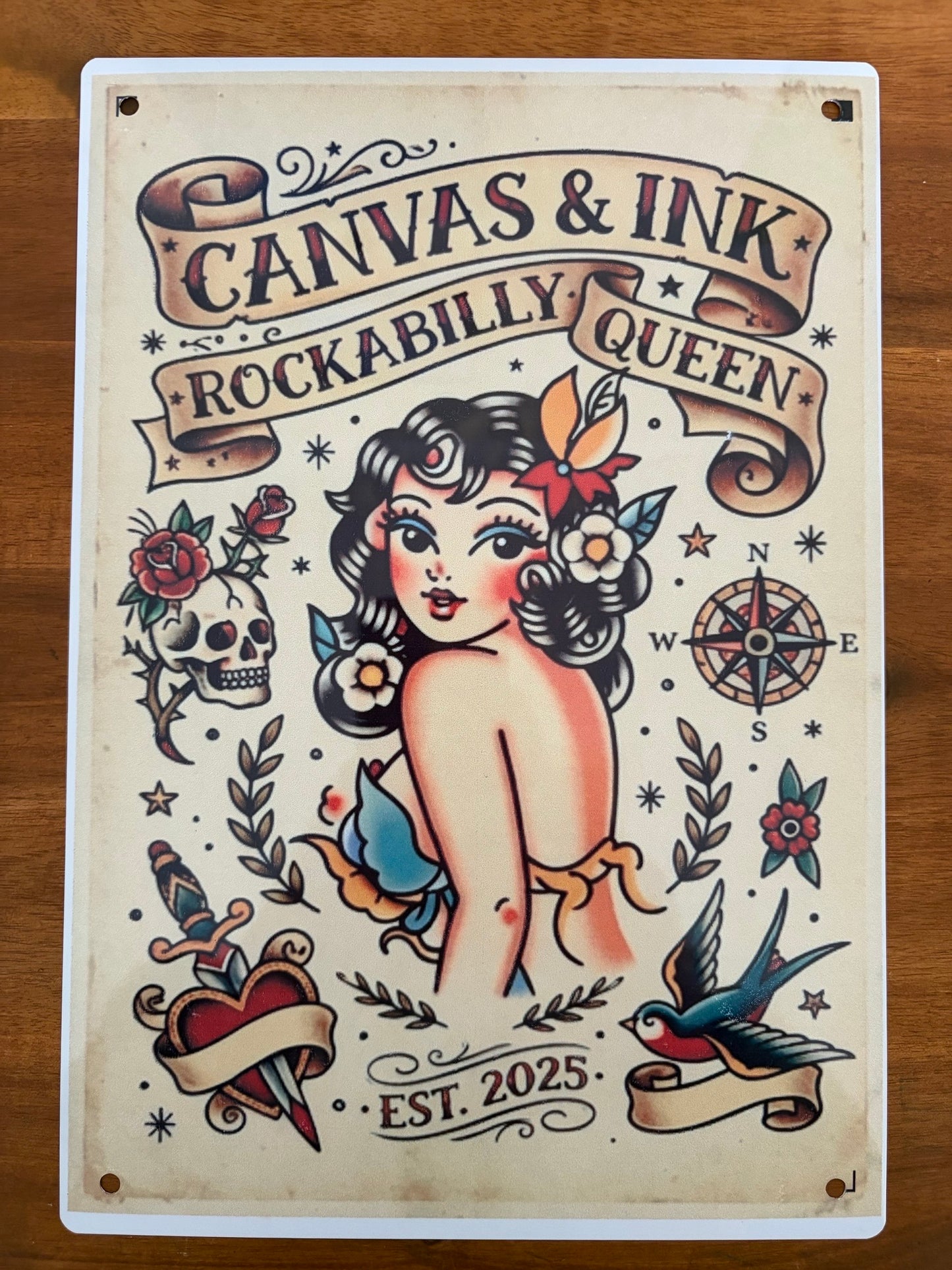 Rockabilly Queen Metal Sign