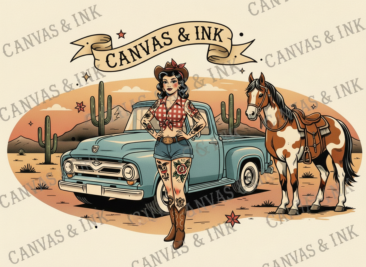 Western Pinup 11oz Mug