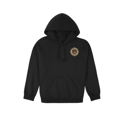 Black front flat lay