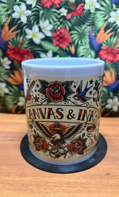 Sailor Jerry Style Canvas & Ink 11oz Mug