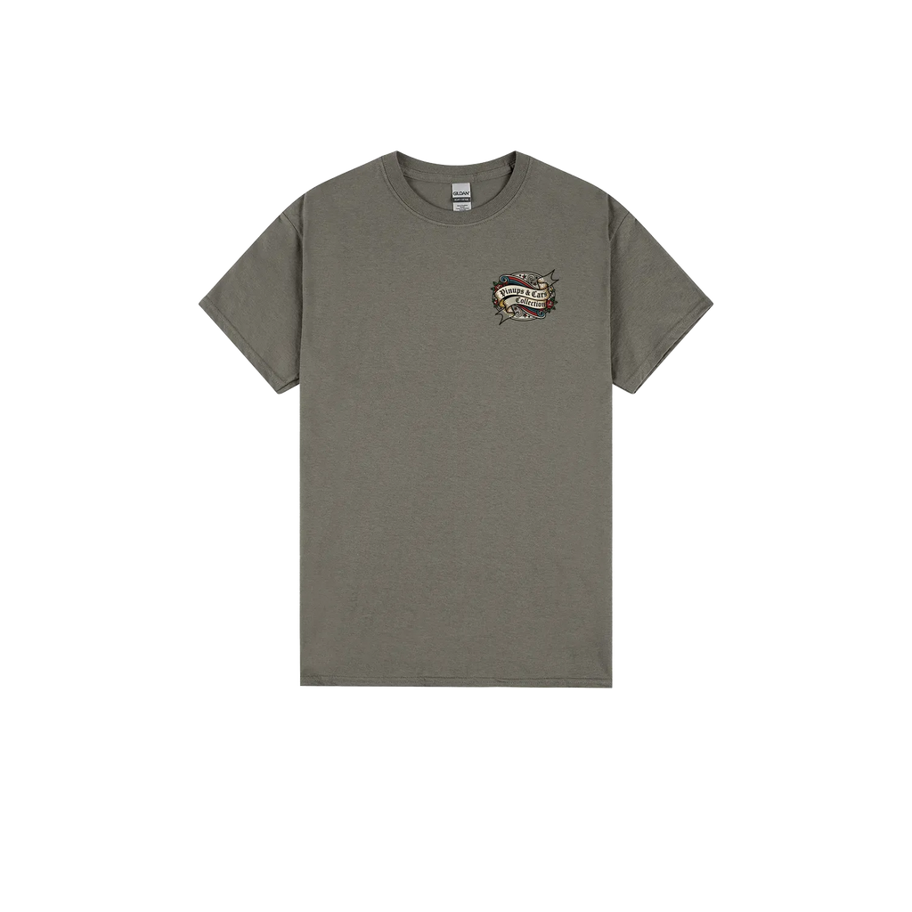 Charcoal front flat lay