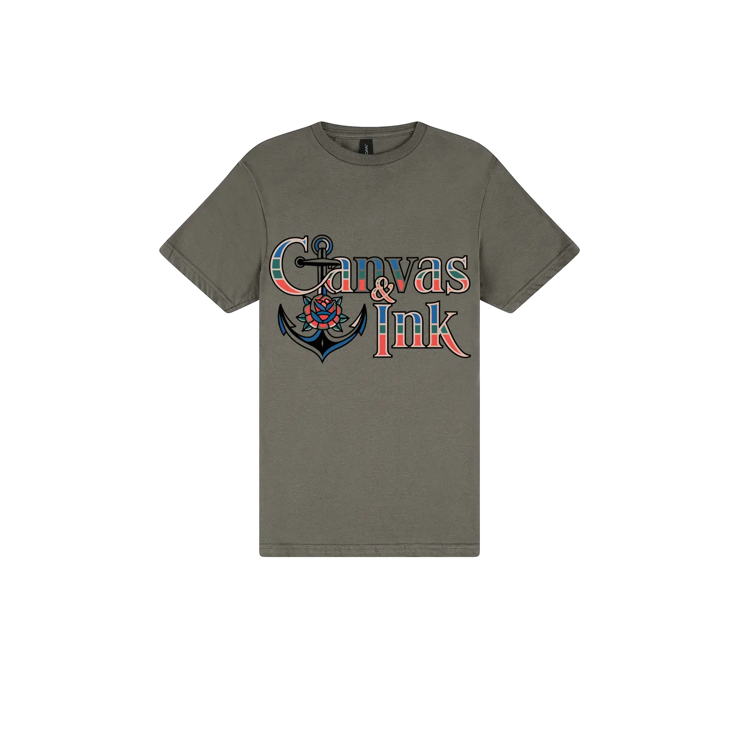 Charcoal front flat lay