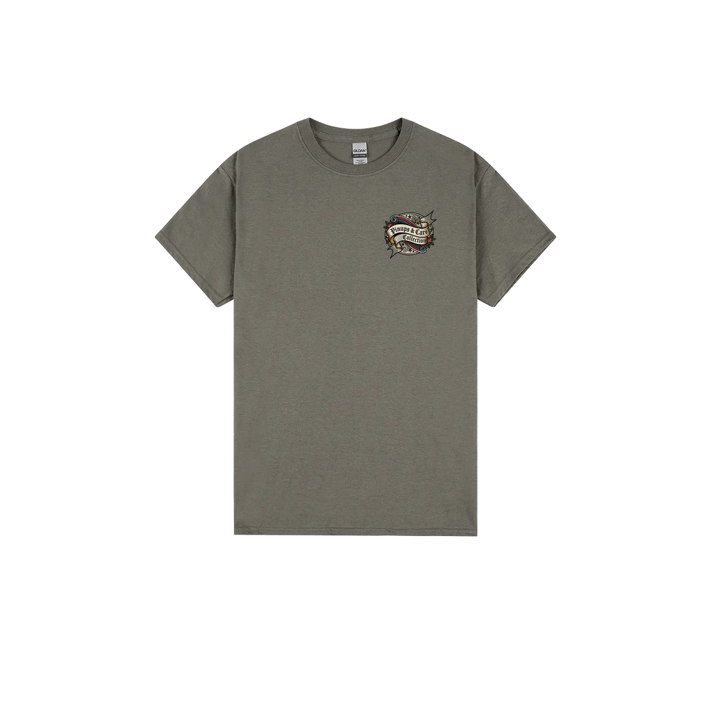 Charcoal front flat lay