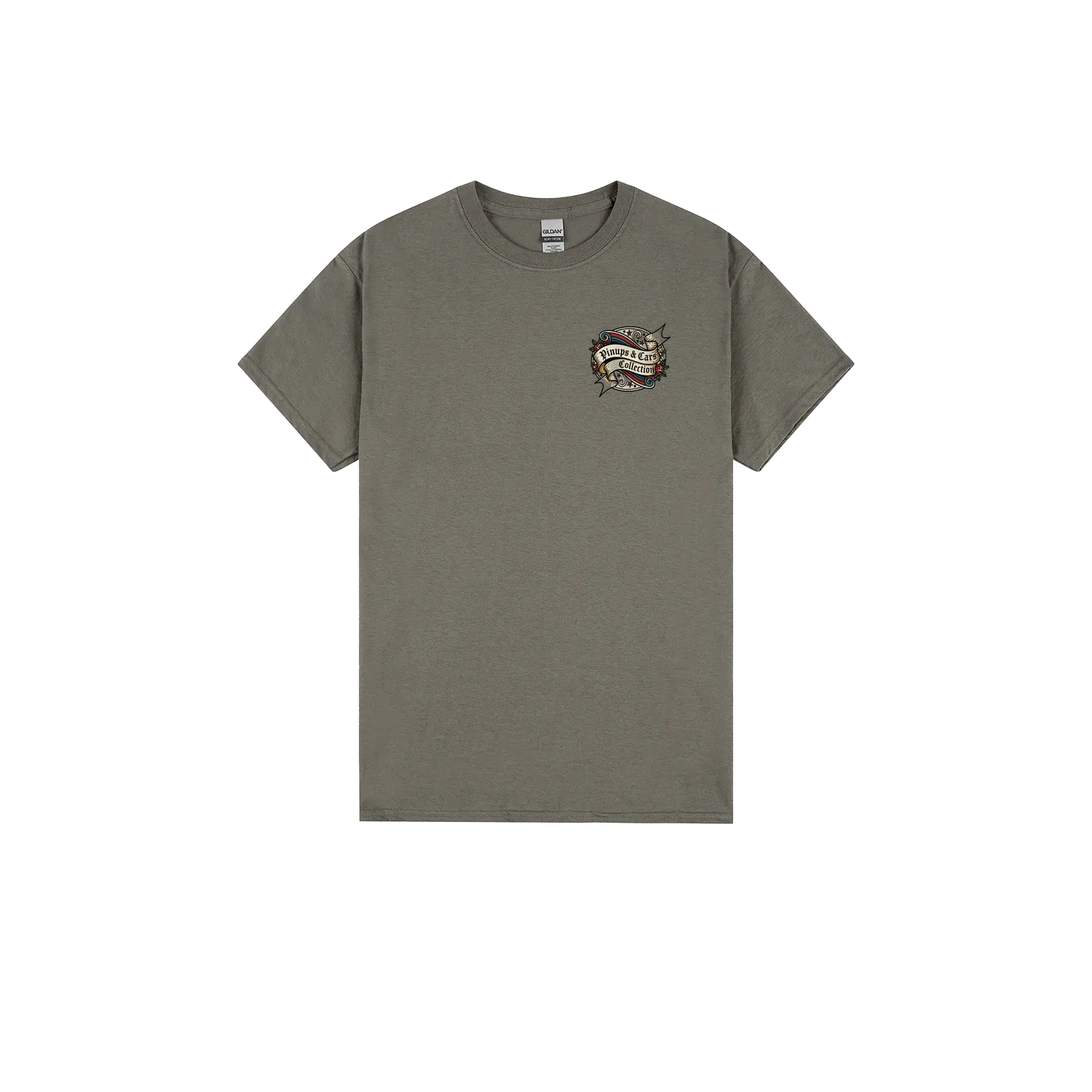 Charcoal front flat lay