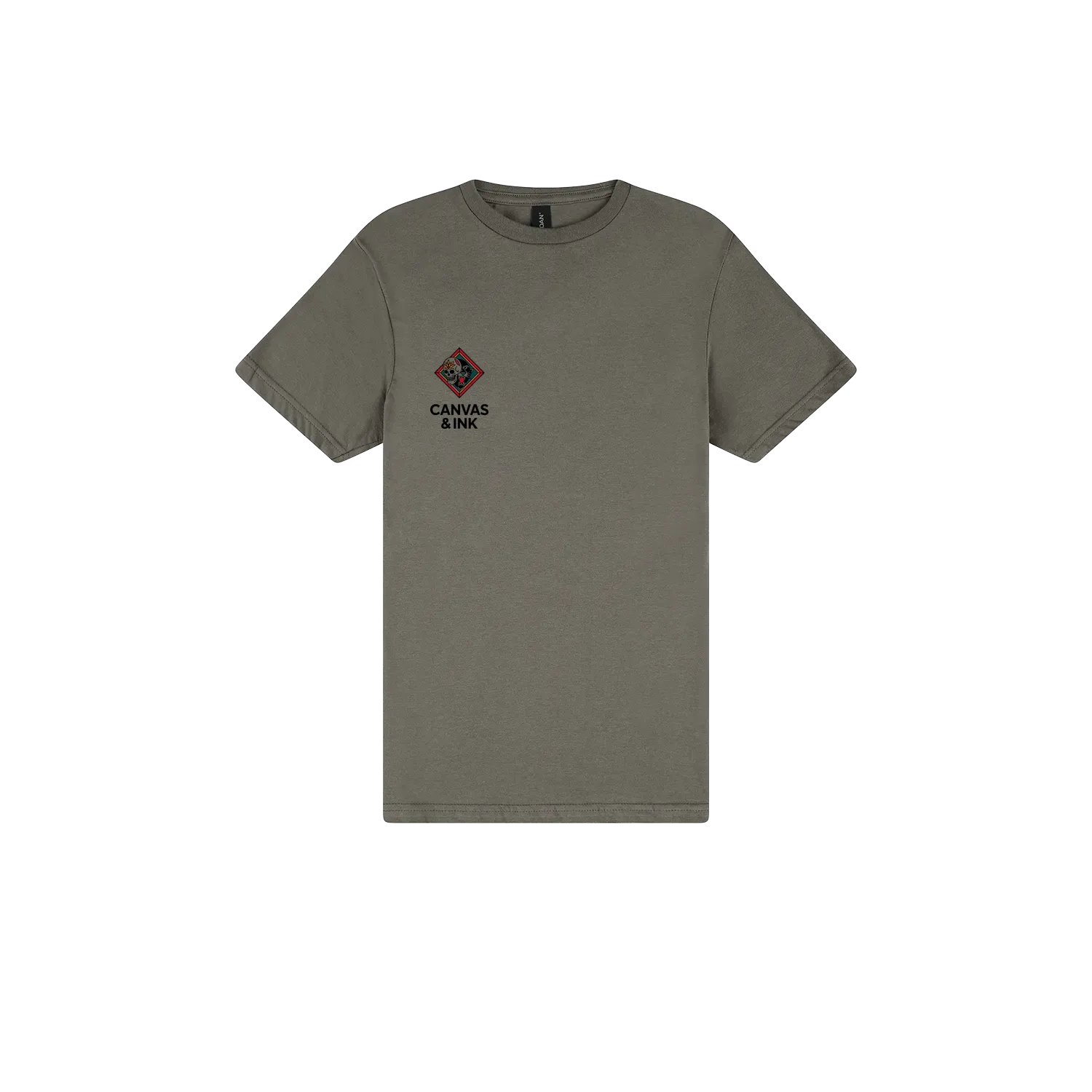 Charcoal front flat lay