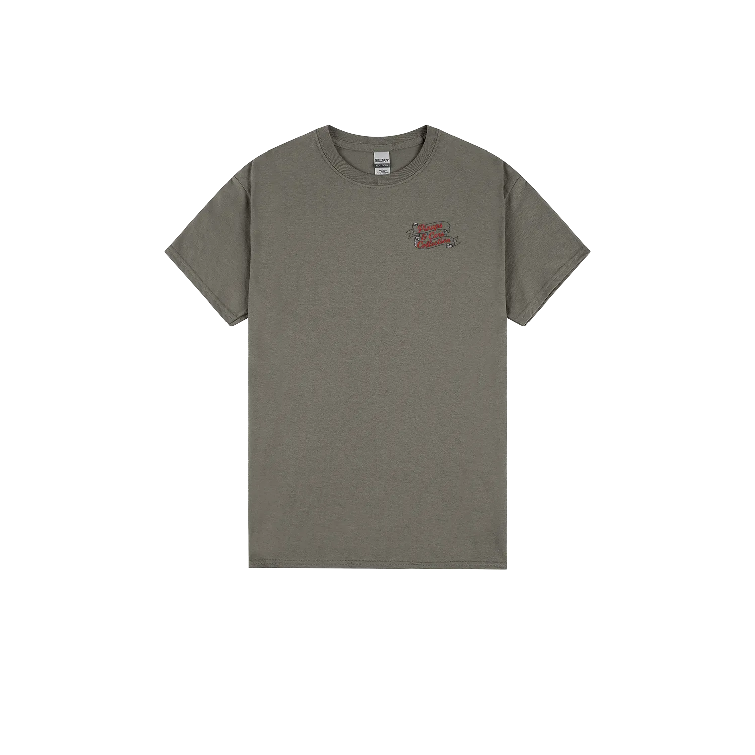 Charcoal front flat lay