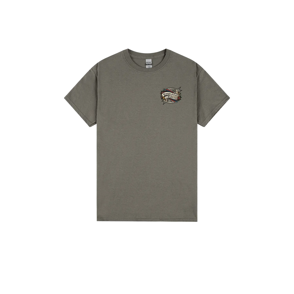 Charcoal front flat lay