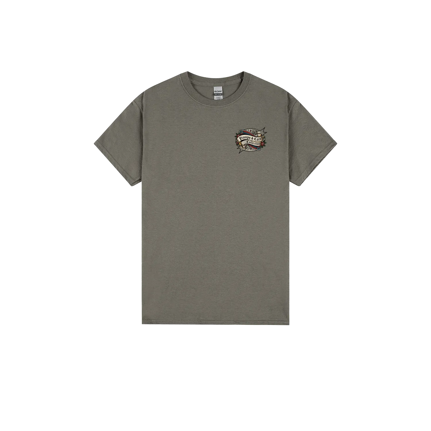 Charcoal front flat lay