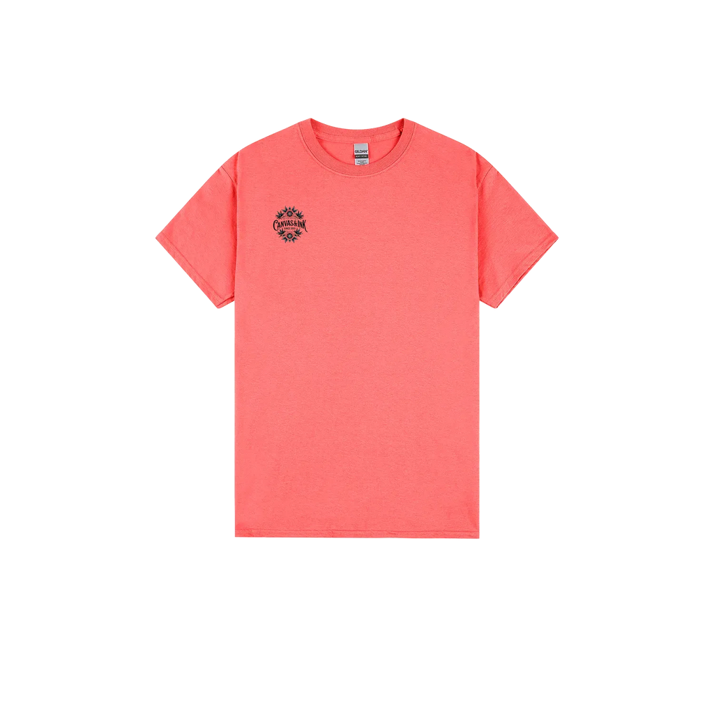 Coral Silk front flat lay