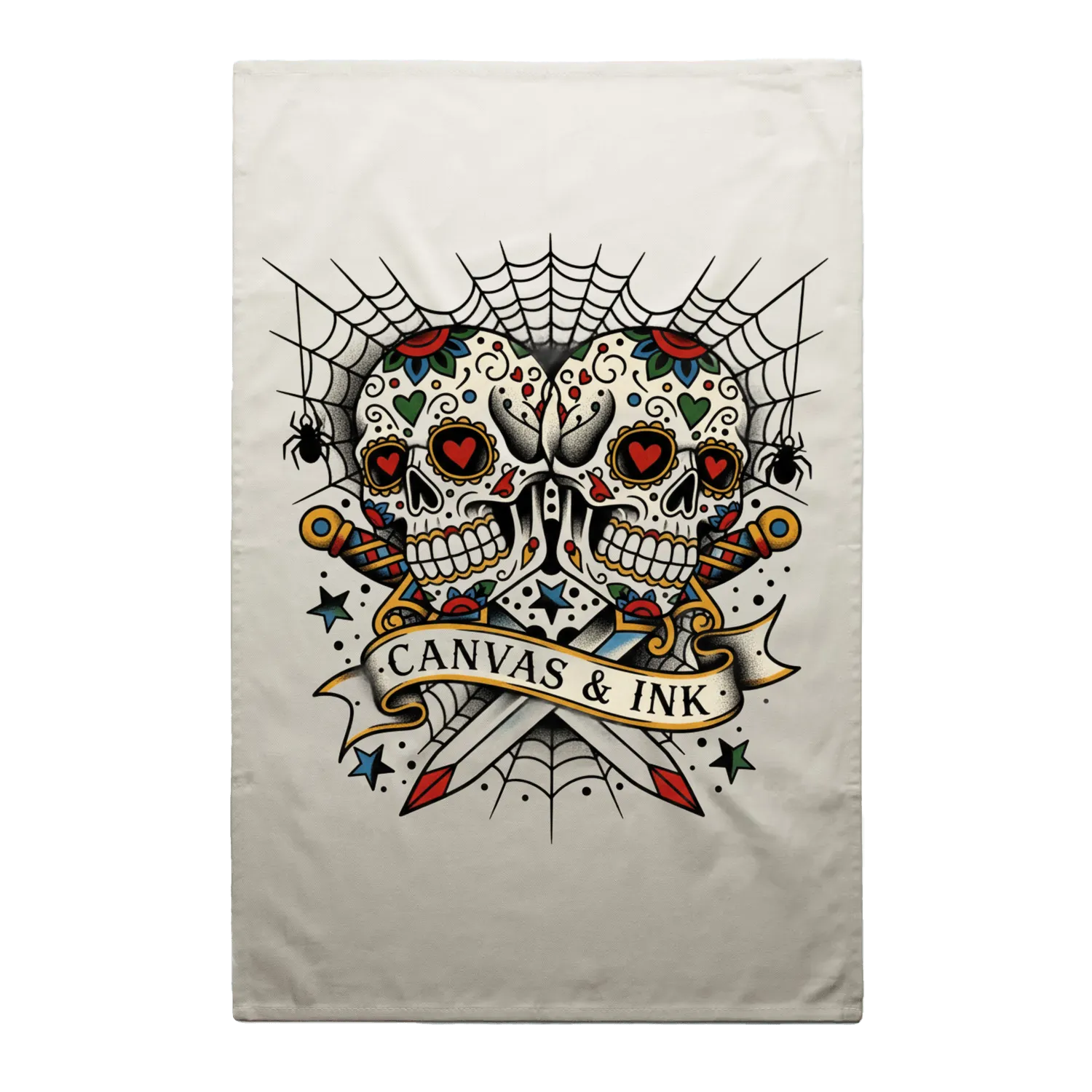 Cream front flat lay