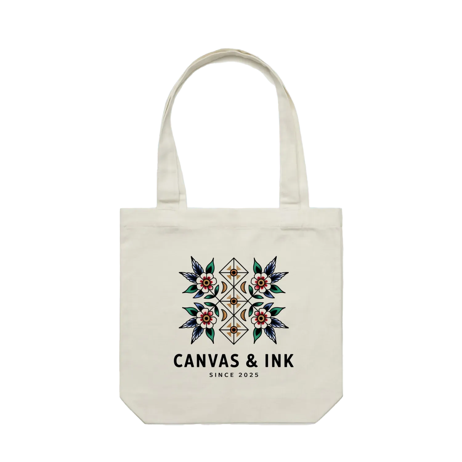 Cream front flat lay