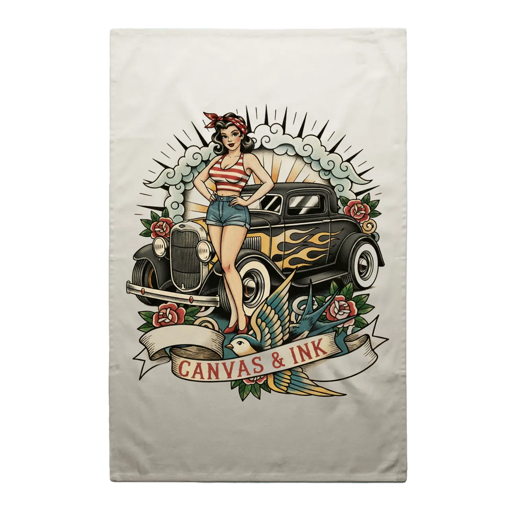 Cream front flat lay