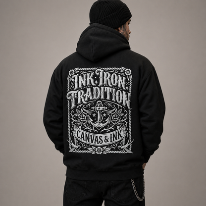 Ink. Iron. Tradition. House Brand Hoodie