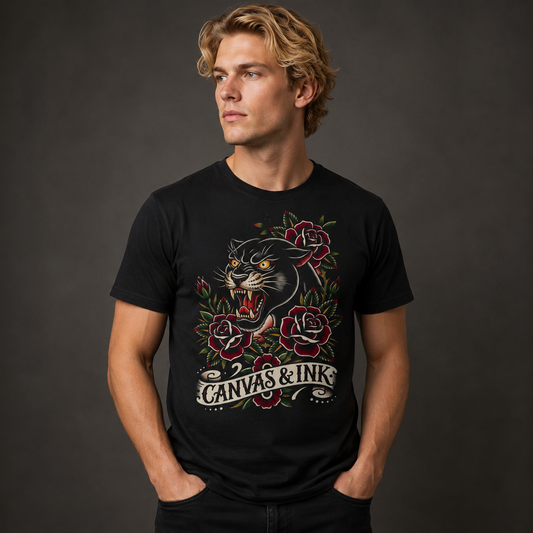 Traditional Panther T-Shirt - FRONT PRINT
