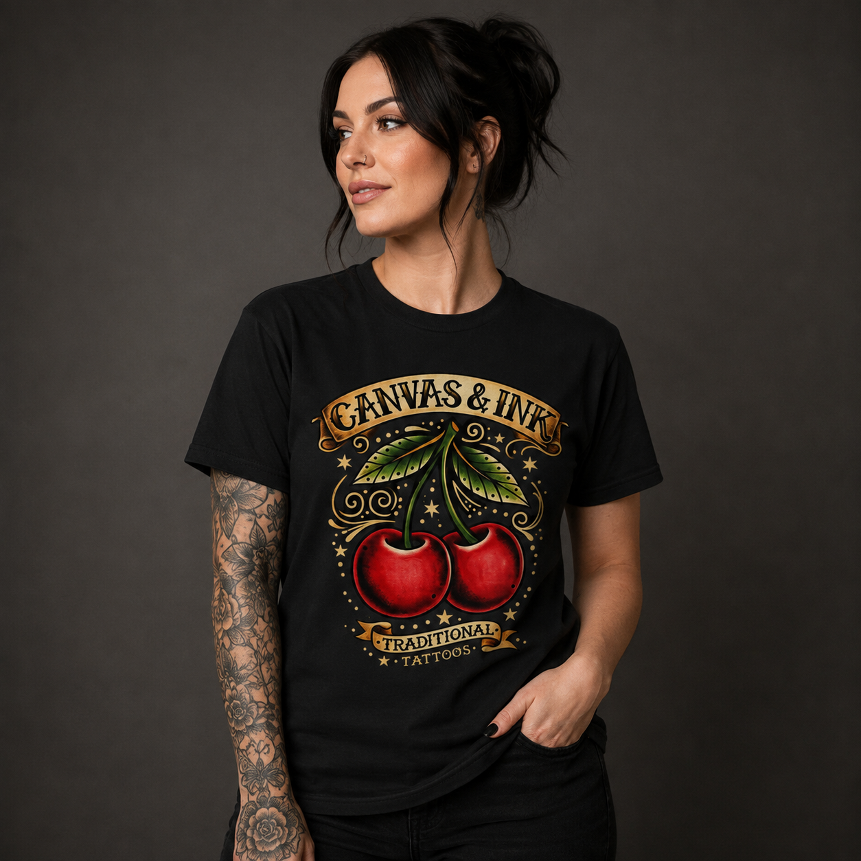 Poppin' Cherry T-Shirt - FRONT PRINT