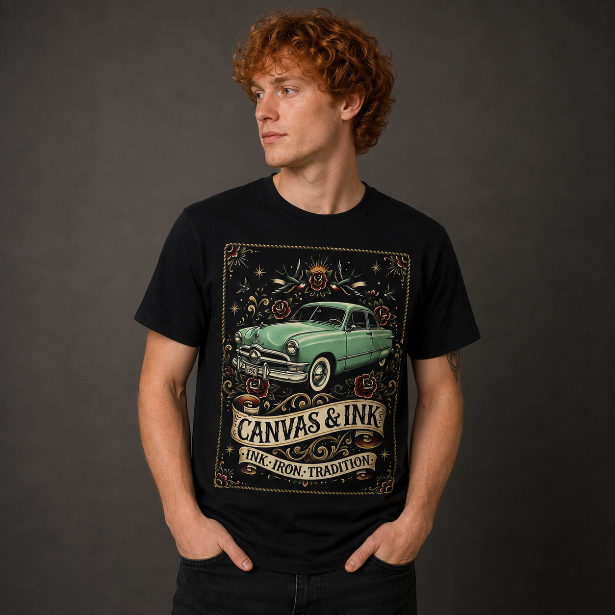 Single Spinner T-Shirt - FRONT PRINT