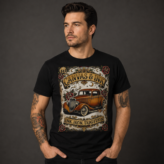 34 5 window coupe T-Shirt - FRONT PRINT