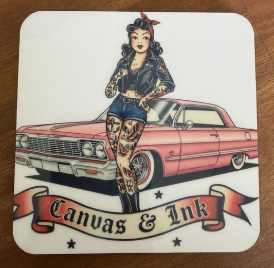 Cork Back Coaster - Impala