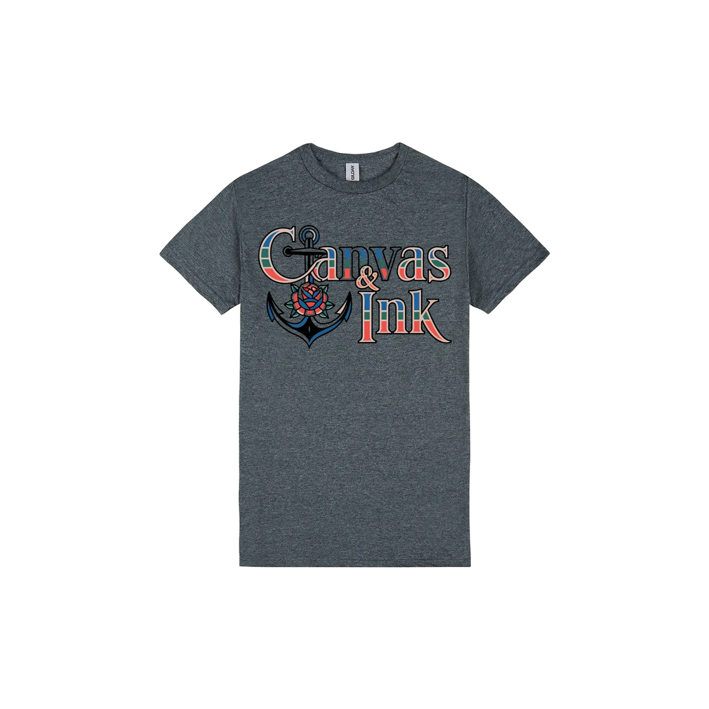 Dark Heather front flat lay