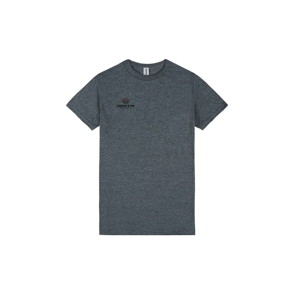 Dark Heather front flat lay