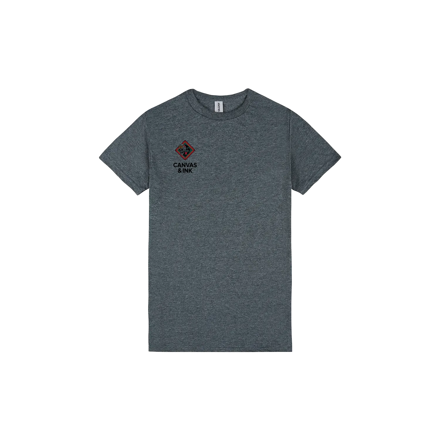 Dark Heather front flat lay