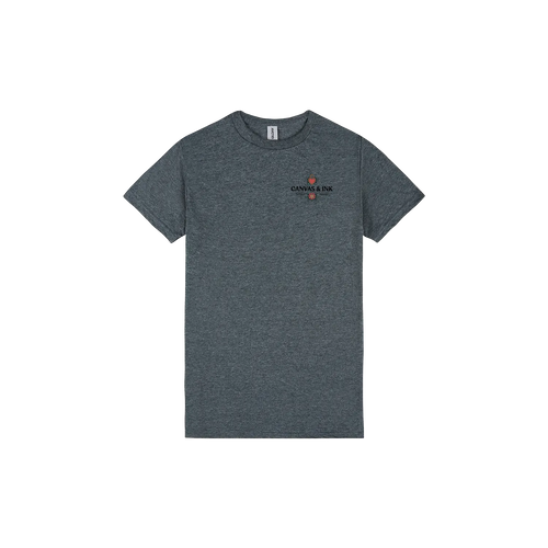 Dark Heather front flat lay