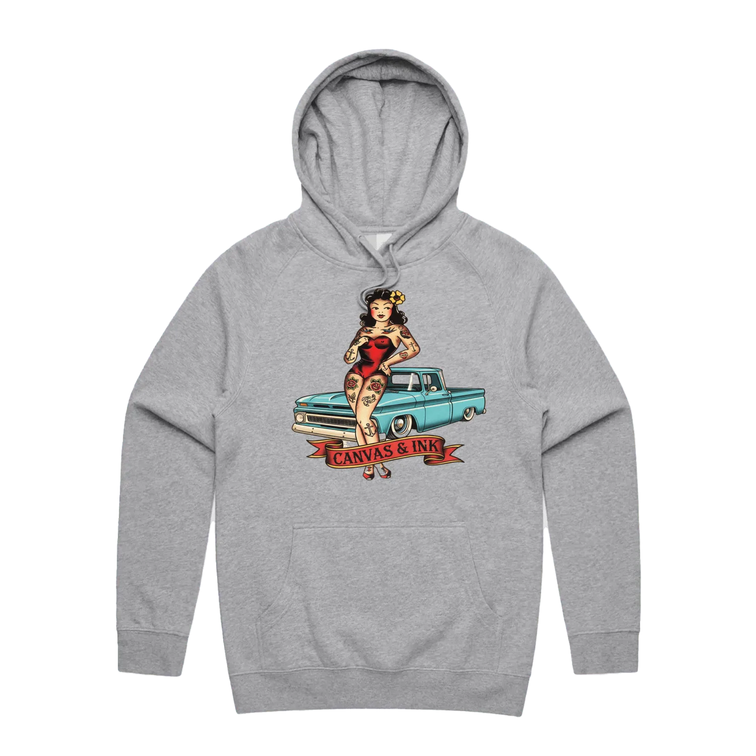 Grey Marle front flat lay