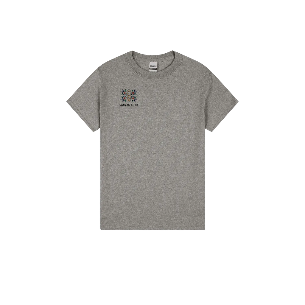 Heather Graphite front flat lay