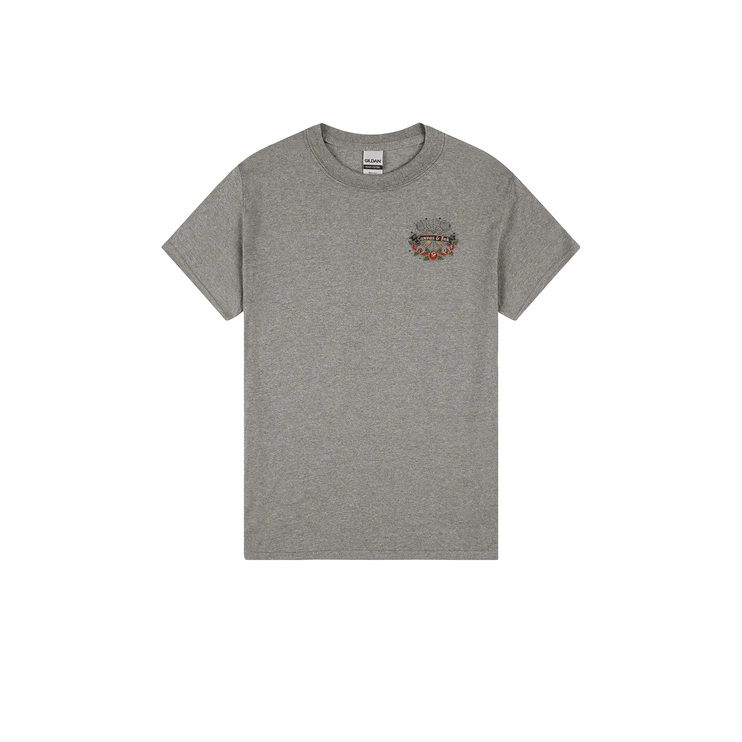 Heather Graphite front flat lay