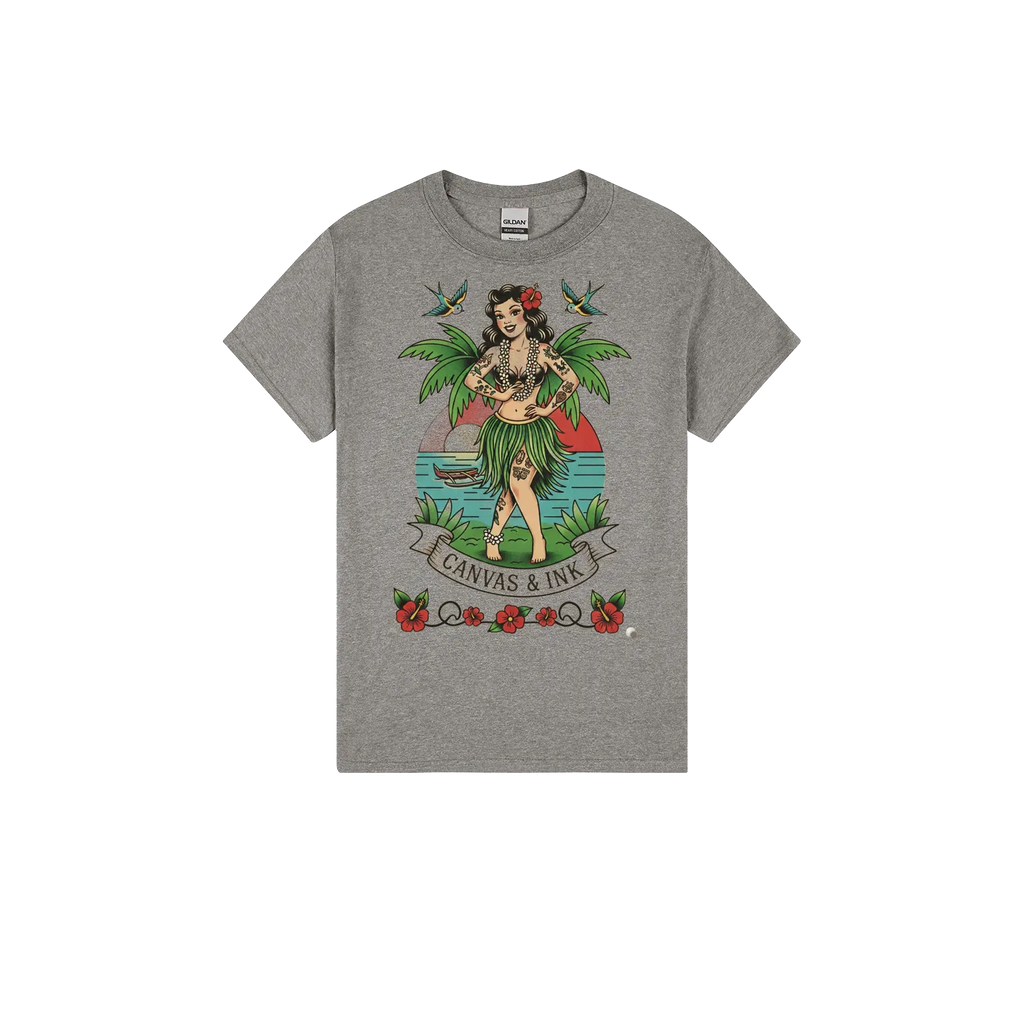 Heather Graphite front flat lay