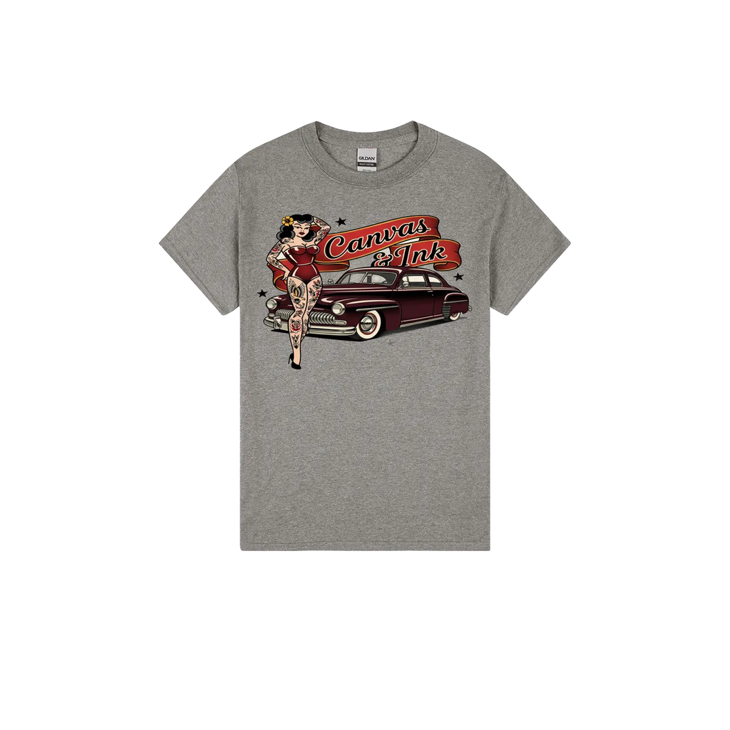 Heather Graphite front flat lay