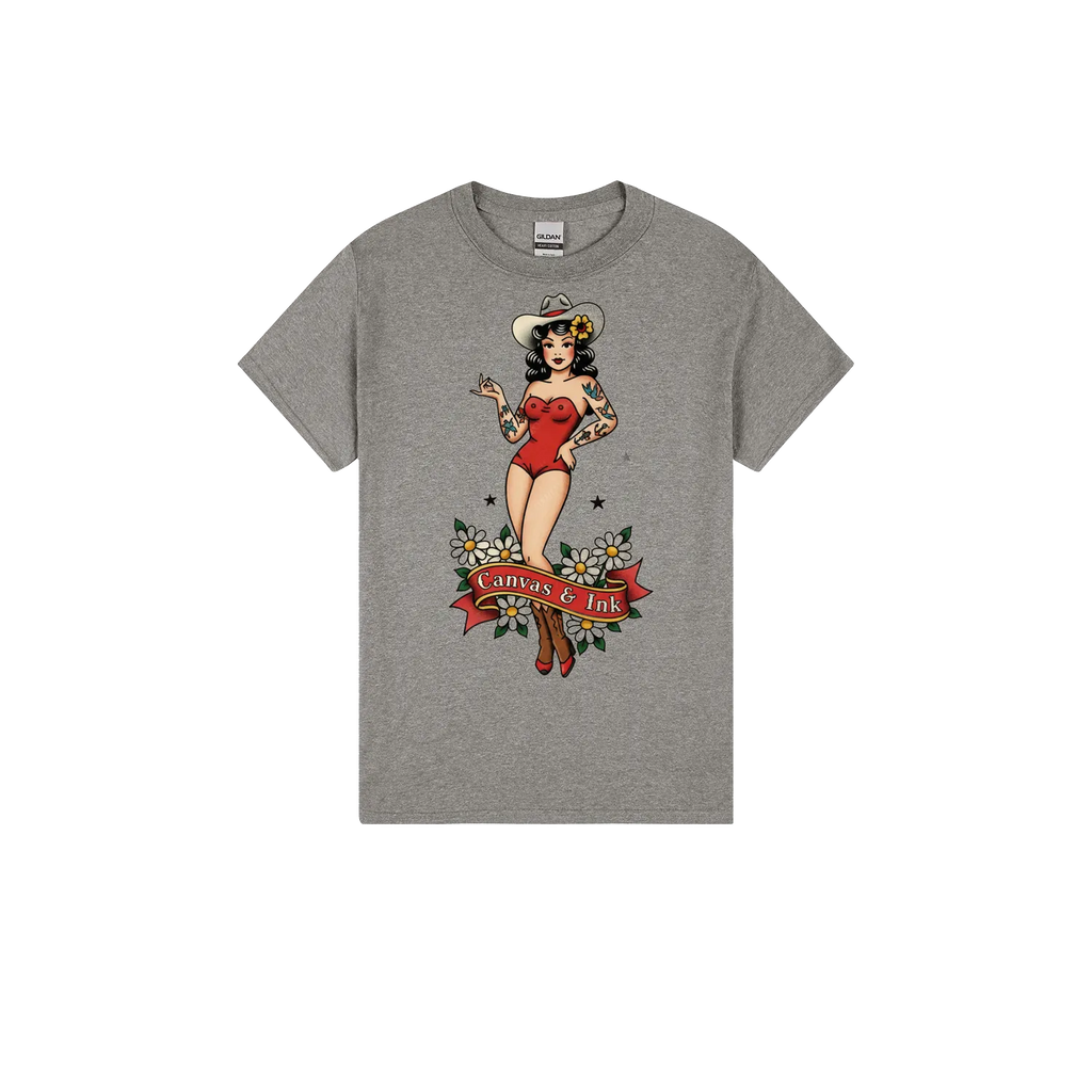 Heather Graphite front flat lay