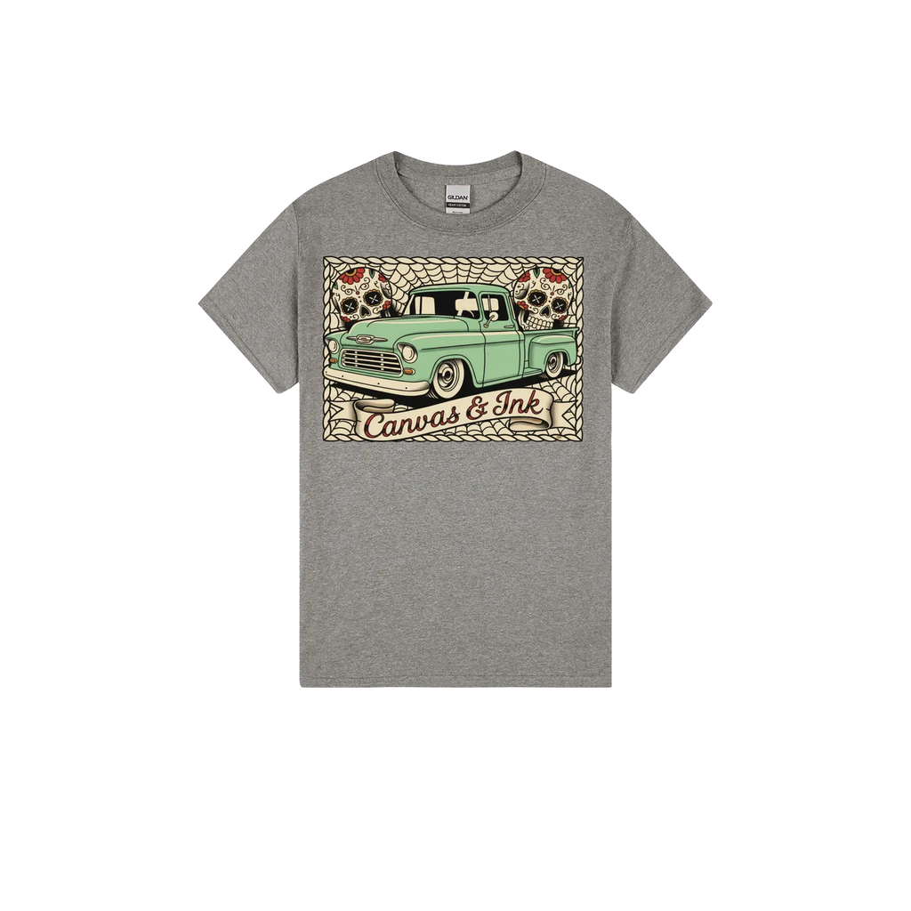 Heather Graphite front flat lay