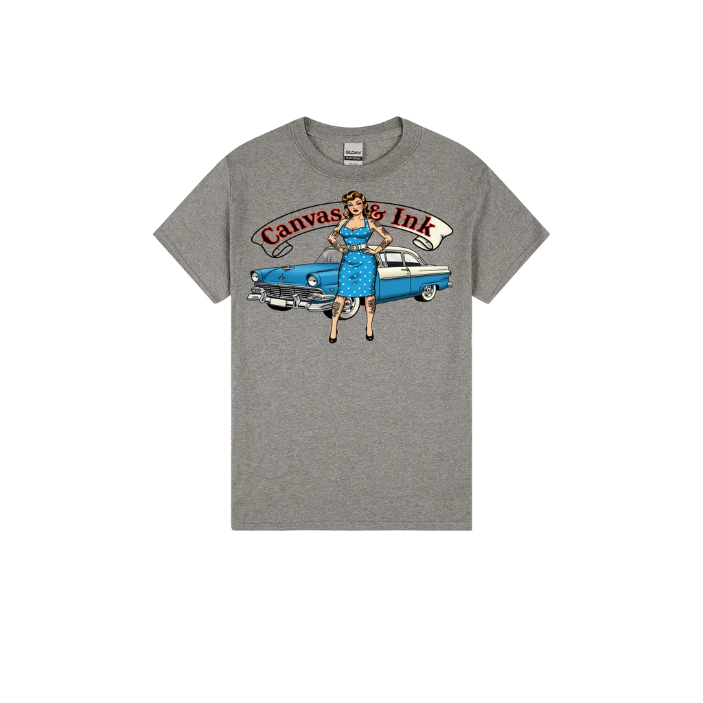 Heather Graphite front flat lay