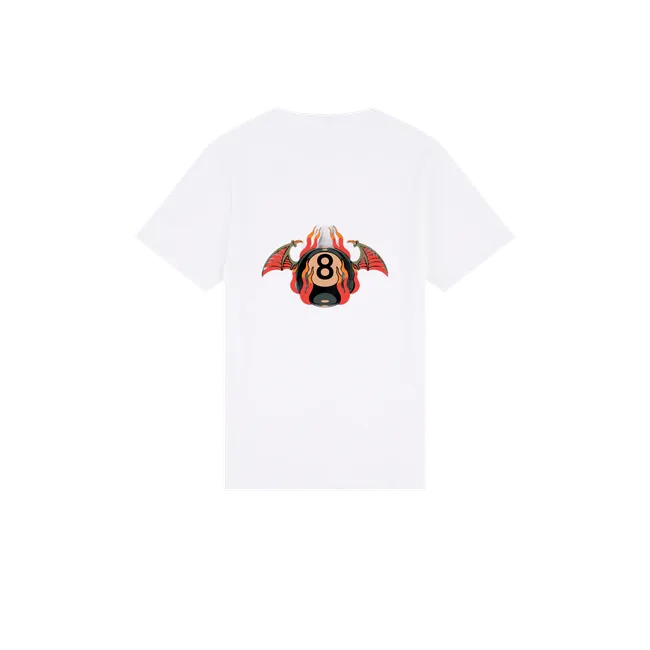 Flaming Eight Ball Softstyle T-Shirt
