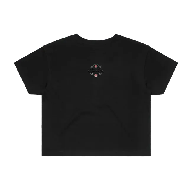 Trad Flower Cropped T-Shirt