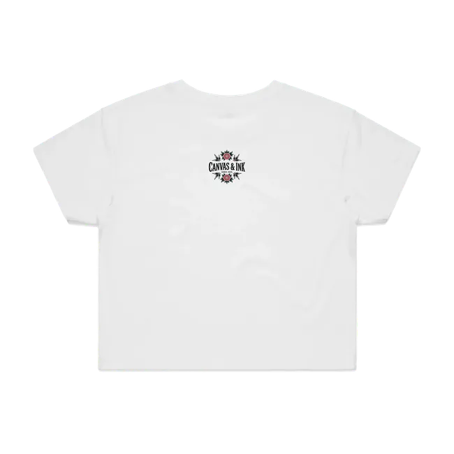 Trad Flower Cropped T-Shirt