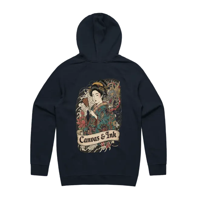 Geisha Mens Hoodie