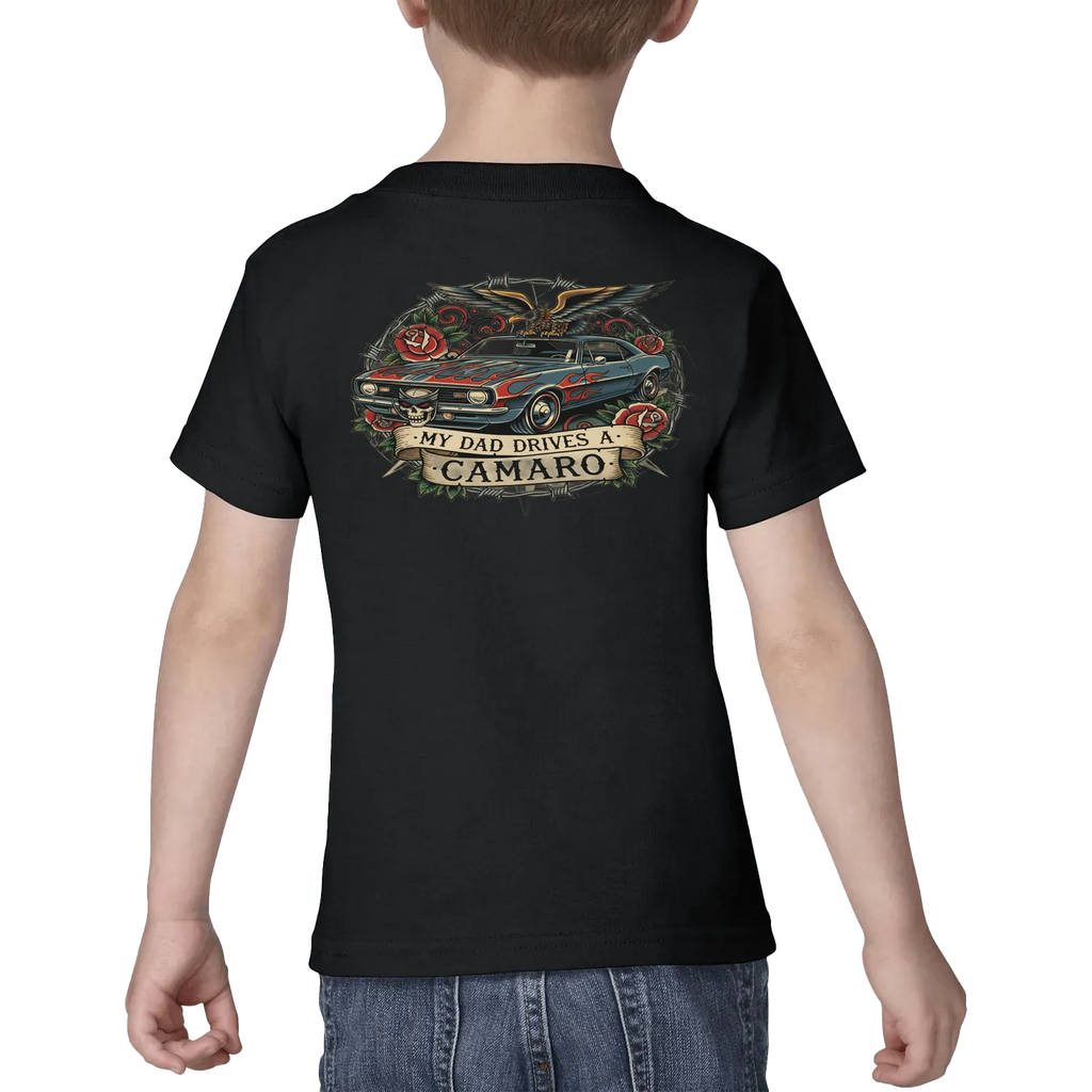 My Dad drives a Camaro Toddler T-Shirt