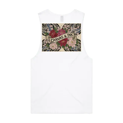 Trad Irezumi Peony Muscle Tank