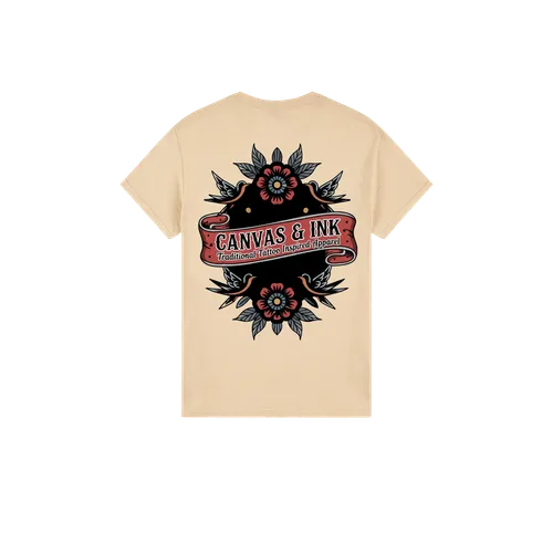 Canvas & Ink Banner Cotton T-Shirt