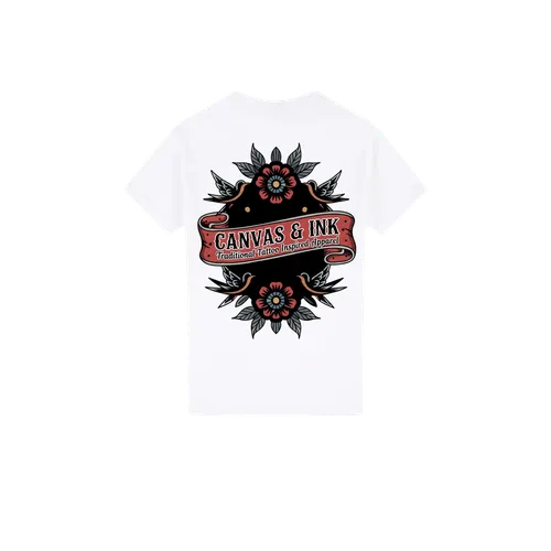 Canvas & Ink Banner Cotton T-Shirt