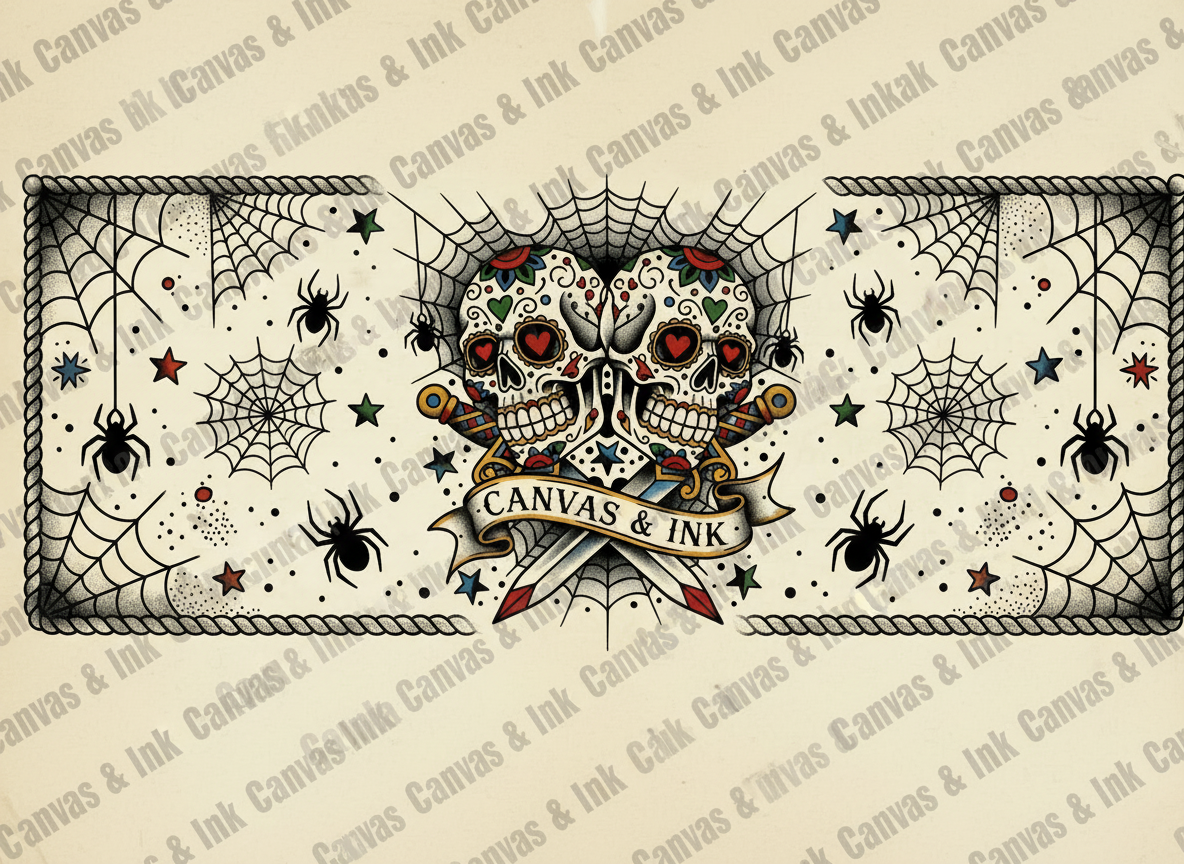 Rockabilly Skulls 11oz Mug