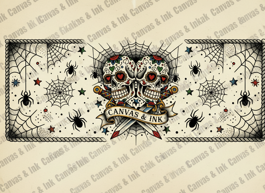 Rockabilly Skulls 11oz Mug