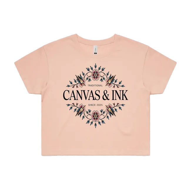 Vine Bow Women’s Crop T-Shirt