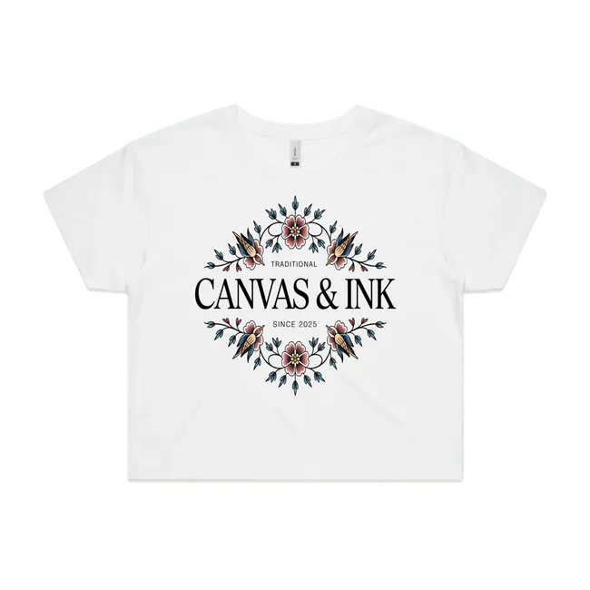 Vine Bow Women’s Crop T-Shirt