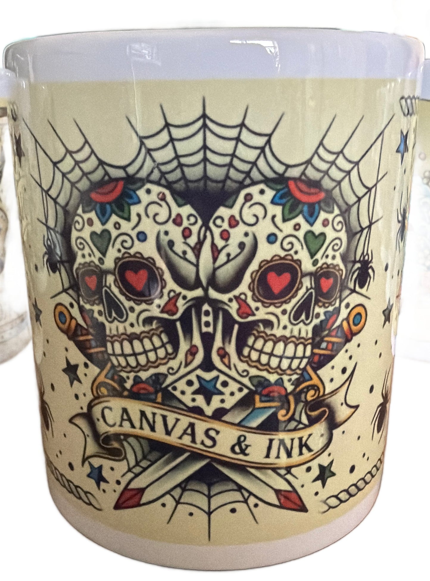 Rockabilly Skulls 11oz Mug
