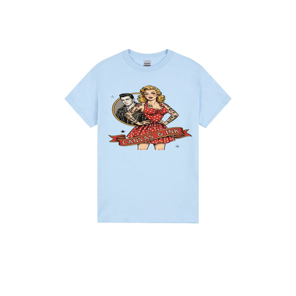 Light Blue front flat lay