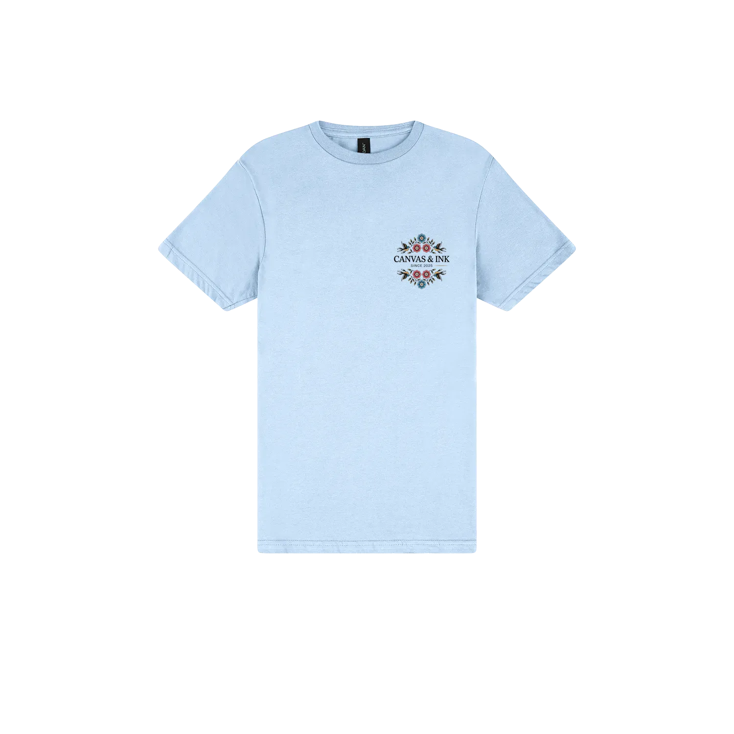 Light Blue front flat lay